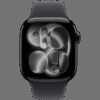 Apple Watch Series 11 GPS 42mm Jet Black Aluminium Case with Black Sport Band - - Image 2