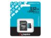 Kingston microSD 512GBCanvasGoPlus, Gen4r/w:200MB/s/160MB/s,with adapter - Image 2