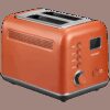 BUYDEEM 2 Slice Automatic Metal Toaster model DT730E color Koi Red EU
