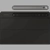Samsung Galaxy Tab S9/S9 FE/S10 FE/S10 Lite Book Cover Keyboard Slim - AI Key Black - Image 6
