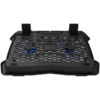 CANYON NS03, Cooling stand dual-fan with 2x2.0 USB hub, support up to 10”-15.6” laptop, ABS plastic and iron, Fans dimension:125*125*15mm(2pcs), DC 5V, fan speed: 800-1000RPM, size:340*265*30mm, 435g - Image 2