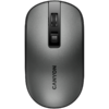 CANYON MW-18, 2.4GHz Wireless Rechargeable Mouse with Pixart sensor, 4keys, Silent switch for right/left keys,DPI: 800/1200/1600, Max. usage 50 hours for one time full charged, 300mAh Li-poly battery, Dark grey, cable length 0.6m, 116.4*63.3*32.3mm, 0.075kg