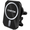 CANYON CH-15, Magnetic car holder and wireless charger, C-15-01, 15W，Input: USB-C: 5V/2A, 9V/3A;Output: 5W, 7.5W, 10W, 15W;83*60*8.15mm,0.147kg,black - Image 2