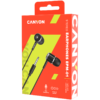 CANYON headphones EPM-01 Mic 1.2m Black - Image 3