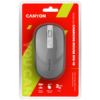 CANYON MW-18, 2.4GHz Wireless Rechargeable Mouse with Pixart sensor, 4keys, Silent switch for right/left keys,DPI: 800/1200/1600, Max. usage 50 hours for one time full charged, 300mAh Li-poly battery, Dark grey, cable length 0.6m, 116.4*63.3*32.3mm, 0.075kg - Image 5