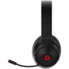 Lorgar Noah 501, gaming bluetooth headset with microphone, BT 5.3 JL7006, battery 1000mAh, type-C charging cable 0.8m, audio cable 1.5m, size:195*185*80mm, 0.28kg. Black - Image 2