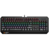CANYON Hazard GK-6, Wired multimedia gaming keyboard with lighting effect, 108pcs rainbow LED, Numbers 104keys, EN double injection layout, cable length 1.8M, 450.5*163.7*42mm, 0.90kg, color black