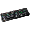 CANYON Hazard GK-6, Wired multimedia gaming keyboard with lighting effect, 108pcs rainbow LED, Numbers 104keys, EN double injection layout, cable length 1.8M, 450.5*163.7*42mm, 0.90kg, color black - Image 4