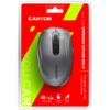 CANYON MW-9, 2 in 1 Wireless optical mouse with 6 buttons, DPI 800/1000/1200/1500, 2 mode(BT/ 2.4GHz), Battery AA*1pcs, Grey, 65.4*112.25*32.3mm, 0.092kg - Image 5