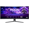 AOC Monitor LED AG346UCD AGON PRO 34" Curved 3440x1440 QD - OLED Freesync Premium Pro 175Hz 0.03ms 3-sided frameless FULL ERGO 2xHDMI 1xDP USB 3.2 HUB Audio
