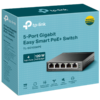 5-Port Gigabit Easy Smart Switch with 4-Port PoE+ 4× Gigabit PoE+ Ports 1× Gigabit Non-PoE - Image 2
