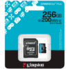 Kingston 256GB microSDXC Canvas Go Plus Gen4 200MB/s A2 U3 V30 Card + Adapter - Image 3