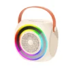 XO Bluetooth Speaker Dazzling + Karaoke MIC F42 White - Image 2