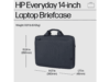 HP Evday OGR 14 Laptop torbaHP Evday OGR 14 Laptop torbaHP Evday OGR 14 Laptop Briefcase torba - Image 2