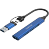 CANYON hub DS-02 4in1 USB-A/C Blue - Image 3