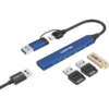 CANYON hub DS-02 4in1 USB-A/C Blue - Image 4