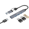 CANYON hub DS-02 4in1 USB-A/C Grey - Image 4