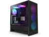 NZXT H5 Flow Black RGB mini-ITX, Micro-ATX, ATX, Mid-tower, 4x F120Q Fans - Image 2