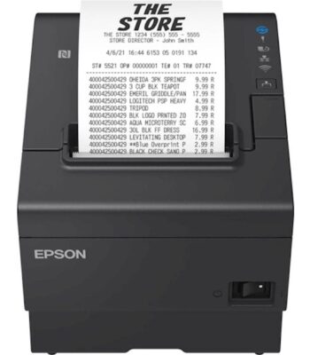 POS printer Epson TM-T88VII-112,USB,ETH,SRL,PS,BLK