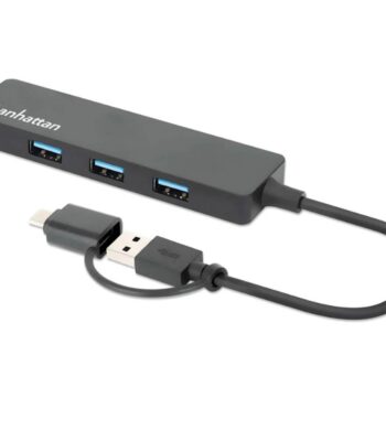Hub MANHATTAN s 4 USB 3.0 Type-C/Type-A priključka