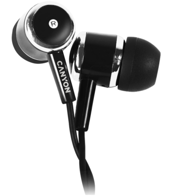 CANYON headphones EPM-01 Mic 1.2m Black