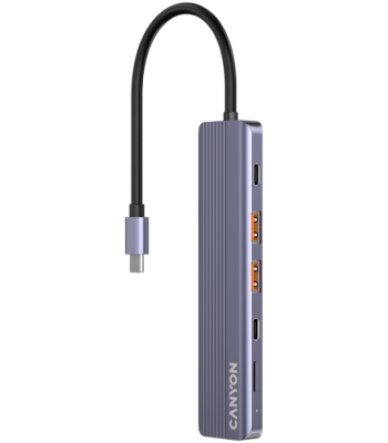 CANYON hub DS-17 6in1 4k USB-C Grey