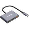 CANYON hub DS-4 3in1 USB-C Grey