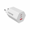 CANYON charger HEXAGON 65 GaN 65W 2xPD 1xQC EU White