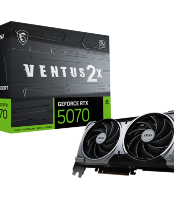 MSI Video Card Nvidia GeForce RTX 5070 12G VENTUS 2X OC 12GB GDDR7/192bit PCI-E Gen5
