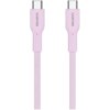 CANYON cable OnWire 60CL C-C 60W COLOR Braided 1m Pink