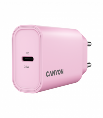 CANYON charger OnCharge 30CL Max Power 30W 1xPD EU Pink