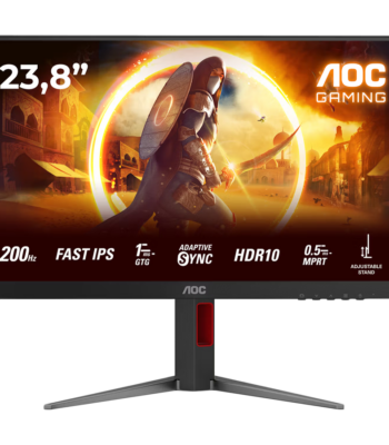 AOC Gaming Monitor 24G4HA 24" 200Hz Fast IPS 1920x1080 FHD 0.5ms MPRT / 1ms GtG