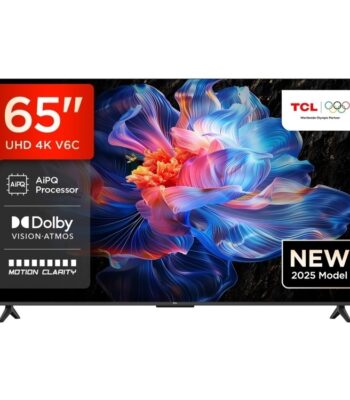TCL 65"V6C 4K TV Google OSHDR10 HVA Panel Motion ClarityDolby Audio; AiPQ Processor;