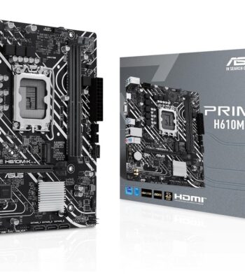 ASUS MB PRIME H610M-KLGA 1700, 2x DDR5,1x M.2,6xUSB1x VGA, 1x HDMI, mATX