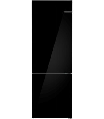 BOSCH XXL Samostojeći Serie 6|No Frost, 203 X 70, CRNIStaklena vrata, PerfectFit