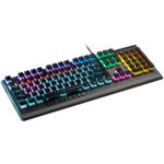 CANYON Interceptor GK-8 Wired multimedia gaming keyboard with lighting effect 20pcs rainbow LED & 19pcs