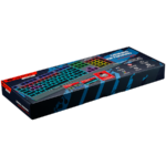 CANYON Interceptor GK-8 Wired multimedia gaming keyboard with lighting effect 20pcs rainbow LED & 19pcs