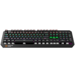 CANYON Hazard GK-6 Wired multimedia gaming keyboard with lighting effect 108pcs rainbow LED Numbers 104keys