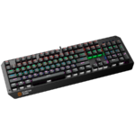 CANYON Hazard GK-6 Wired multimedia gaming keyboard with lighting effect 108pcs rainbow LED Numbers 104keys