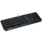 CANYON Hazard GK-6 Wired multimedia gaming keyboard with lighting effect 108pcs rainbow LED Numbers 104keys
