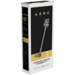 AENO Cordless vacuum cleaner SC1: electric turbo brush LED lighted brush resizable and easy to