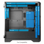 Chieftec Apex Air Case3x140mm PWM fans, E-ATXmesh front, tempered glass side