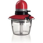 BOSCH sjeckalica 400W, CRVENA, 0.8L,INOX nož, ploča za tučenje vrhnja, SL