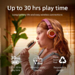 Philips TAK4200 djecije slusBT; LED svjetla; do 45h bateribezicno dijeljenje zvuka; aplikacija