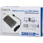 LogiLink Adapter USB 3.0 to SATA with Case AU0037