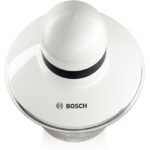 BOSCH sjeckalica 400W, BIJELA, 0.8L, INOX nož, ploča za tučenje vrhnja,SL