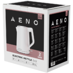 AENO Electric Kettle EK2: 1850-2200W 1.5L Strix Double-walls Non-heating body Auto Power Off Dry tank