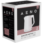 AENO Electric Kettle EK2: 1850-2200W 1.5L Strix Double-walls Non-heating body Auto Power Off Dry tank
