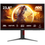 AOC Gaming Monitor 24G4HA 24" 200Hz Fast IPS 1920x1080 FHD 0.5ms MPRT / 1ms GtG