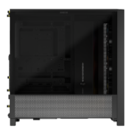 CORSAIR FRAME 4000D RS ARGB3xRS120 ARGB fans, 360mm rad170mm cooler, 430mm GPU, ATX, Black